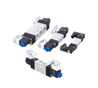 JNURGWLYH 1 pz Elettrovalvola 5/2 5/3 canali Adatta for 4V310-08 4V320-08 4V330C-08 4V330E-08 4V310-10 4V320-10 4V330E-10 4V330P-10(4V320-08,DC12V)