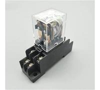 JNURGWLYH Accessori elettronici Relè 1Pc HH62P HHC68A-2Z Micro Mini relè elettromagnetico elettronico 10A 8PIN Bobina DPDT con Base Presa DC12V 24V AC110 AC220V