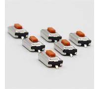 JNURGWLYH Parti di Ricambio Microinterruttore 100PCS Microinterruttore Touch Rosso 3 * 6 * 2.5MM 3X6X2.5MM SMD2