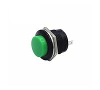 JNURGWLYH Parti di Ricambio Microinterruttore 100PCS R13-507 SPST No Rosso Nero Bianco Giallo Verde Blu Interruttore a Pulsante con Cappuccio Rotondo AC 6A/125V 3A/250V 6 Colori(4)