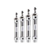 JNVFTCUX 1 pz. Serie CDM2KB16/20/25/32/40 Tipo Mini Cilindro a Doppia Azione Anello Magnetico in Acciaio Inossidabile Corsa 25-500 mm(Stroke 275mm,Bore 32mm)