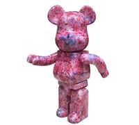 JNVHFGT 1000% Bearbrick Building Blocks Bear Display Cabinet Collectible Figurine Toy Sculpture Statue e Figurine