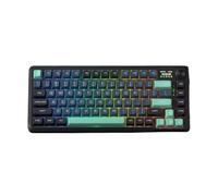 JNVkcsppm Set copritasti di ricambio compatibile con tastiera da gioco con guarnizione wireless K724 PRO con schermo Hype e manopola Tastiera meccanica a 81 tasti Interruttori Mambo menta