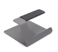 JNXHON Pressa per hamburger in titanio, 15,2 x 14,9 cm, per bistecca macinata, con manico anti-scottatura