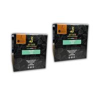 JO CAFÉ NAPOLETANO - Caffè Monodose GRAN CREMA - 70% Robusta 30% Arabica - Tostatura Scura - Gusto Forte e Intenso - Alto Contenuto di Caffeina (3,86%) - Compatibile con ESE 44mm (2, Gran Crema)