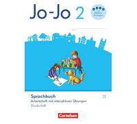 Jo-Jo Sprachbuch 2. Schuljahr - Allgemeine Ausgabe 2024 - Arbeitsheft mit interaktiven Übungen in Druckschrift