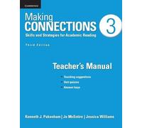 Jo McEntire Jessica Williams Kenneth Making Connections Level 3 Teac (Tascabile)