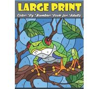 Jo Plant Large Print Color By Number Book For Adults (Tascabile)
