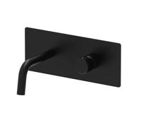 JO105NO Miscelatore incasso lavabo inox nero opaco bocca 17,8cm - Jo PAFFONI