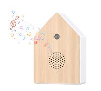 JOAASU Cinguettio per uccelli, Soundbox con Canto Degli Uccelli, Sensore di M.ovimento con Supporto a Parete per Canti di Uccelli per Bagno, Spa, Ospiti e Relax