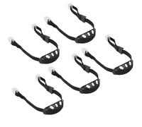 JOAASU Sottogola Per Casco, Cinturino Sottogola, Sottogola Per Elmetto Rimovibile, Sottogola Regolabile, Cinturino Sottogola Universale, Per Mascella Inferiore Del Casco, 5 Pezzi (Nero)