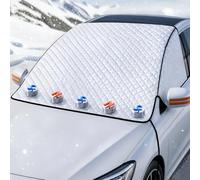 JOAAZAR Copri Parabrezza 4-Layer PEVA per Ferr F250 EV 2025 | Copri parabrezza 4 strati PEVA, protegge da ghiaccio e neve, niente raschiatura, impermeabile, facile installazione, inverno