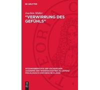 Joachim Müller "Verwirrung Des Gefühls" (Copertina rigida)