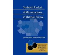 Joachim Ohser F Statistical Analysis of Microstructures in Ma (Copertina rigida)