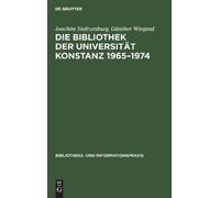 Joachim Stoltzenburg Gü Die Bibliothek Der Universität Konst (Copertina rigida)