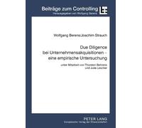 Joachim Strauch Due Diligence bei Unternehmensakquisitionen - eine e (Tascabile)