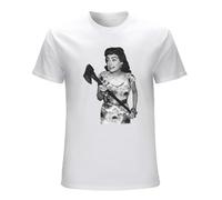 Joan Crawford - Hand Silk Screened, Pre-Shrunk 100% Cotton Mens T-Shirt Size XL