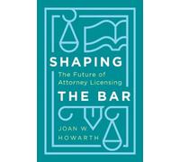 Joan Howarth Shaping the Bar (Copertina rigida)