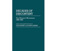 Joan Jensen Lois Scharf Decades of Discontent (Copertina rigida)