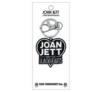 JOAN JETT - Portachiavi Smaltato - Argento - Nuovo - MUSICA - K-2863-E