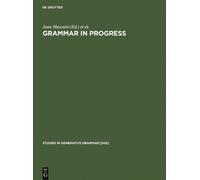 Joan Mascaró Grammar in Progress (Copertina rigida)
