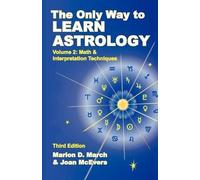 Joan McEvers Mar The Only Way to Learn About Astrology, Volume 2, T (Tascabile)