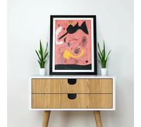 Joan Miro Manifesti Della Mostra Vintage Astratto Su Tela Pittura Retrò Arte Della Parete Joan Miro Stampe Per Soggiorno Decor Immagini 50x70cmx1 No Frame