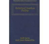 Joan Petersilia Criminal Justice Policy (Copertina rigida)