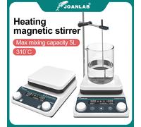JOANLAB Agitatore magnetico da laboratorio Display digitale Riscaldamento Miscelatore magnetico termostatico Piastra riscaldante 5L 1500 giri/min