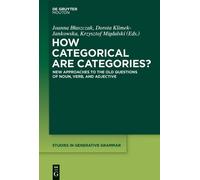 Joanna Blaszczak How Categorical are Categories? (Copertina rigida)