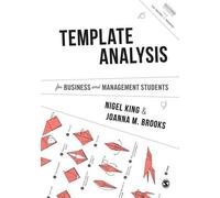 Joanna Brooks Nige Template Analysis for Business and Management St (Tascabile)