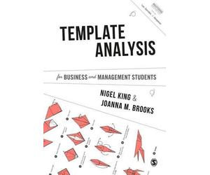 Joanna Brooks Nige Template Analysis for Business and Management St (Tascabile)