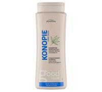 JOANNA Hemp Shampoo per capelli 400 ml - Shampoo rinforzante contro la caduta dei capelli con estratto di semi di canapa, biotina e vitamina PP - per capelli secchi e danneggiati, senza parabeni