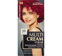Joanna Multi Cream Color Tinta per capelli, 34 Rosso Intenso