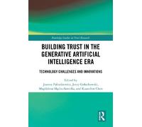 Joanna Paliszki Building Trust in the Generative Artificial I (Copertina rigida)