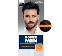 JOANNA POWER MEN CREMA COLORANTE 3-IN-1 PER CAPELLI, BARBA E BAFFI