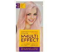 JOANNA Shampoo colorante "Multi Effect", shampoo colorante per capelli in sacchetto, durata da 4 a 8 lavaggi, tinta per capelli senza ammoniaca e ossidante, rosa biondo