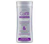 JOANNA Shampoo Ultra Color Argento - Shampoo per donne - Shampoo rinforzante colore - Neutralizzazione dei giallo indesiderato - Facilita la pettinatura dei capelli - Tonalità biondo argento 400 ml