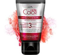 Joanna Ultra Color - Balsamo per capelli naturali e tinti di mogano e ciliegia, senza ammoniaca, rinfrescare e intensificare il colore in 3 minuti - 100 ml