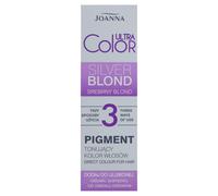 JOANNA Pigmento colorante ultra colorato per capelli, neutralizzazione dei gialli indesiderati, può essere applicato in 3 modi, con balsamo shampoo, colore biondo argento, 100 ml
