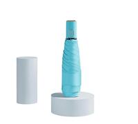 JOASIS Ombrello Ombrello Portatile Ombrello Solare per La Protezione UV A Doppio Utilizzo Ombrello Automatico-Cielo Blu-94 Cm