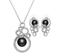 JOATVEE Collana pendente a forma di cuore alla moda e versatile con memoria, proiezione di 100 modi per dire Ti amo, collana a goccia in acciaio titanio