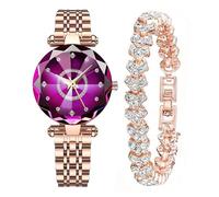 JOATVEE Donne Diamante Orologi di Lusso Moda Ladies Bangle Bracciale Set Orologio da polso Femminile Orologio da Polso