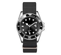 JOATVEE Orologi da uomo Moda, casual, sport, grande superficie, quarzo analogico, luminoso, regali di lusso business, orologio con cinturino in nylon di stoffa