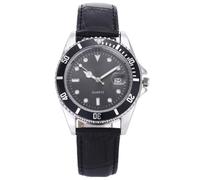 JOATVEE Orologi da uomo Orologio al quarzo analogico con cinturino in pelle di lusso con datario, orologio da uomo sportivo da lavoro