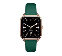 JOATVEE Orologi quadrati con cinturino in silicone, estremamente facili da leggere con data Orologio analogico al quarzo Banda morbida Orologi da polso eleganti per uomini e donne