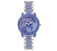 JOATVEE Orologio da donna con diamanti Quadrante digitale grande Bracciale con strass di lusso Orologi analogici al quarzo Orologio da polso per le donne