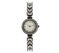 JOATVEE Orologio da donna Orologi di lusso Petal Casual Bracciale da polso Orologi al quarzo simulato diamante per le donne