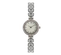JOATVEE Orologio da donna Orologi di lusso Petal Casual Bracciale da polso Orologi al quarzo simulato diamante per le donne