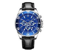 JOATVEE Orologio da uomo Cronografo di lusso Business Orologio al quarzo analogico con lancette luminose e calendario impermeabile Dress Watch Cinturino in pelle